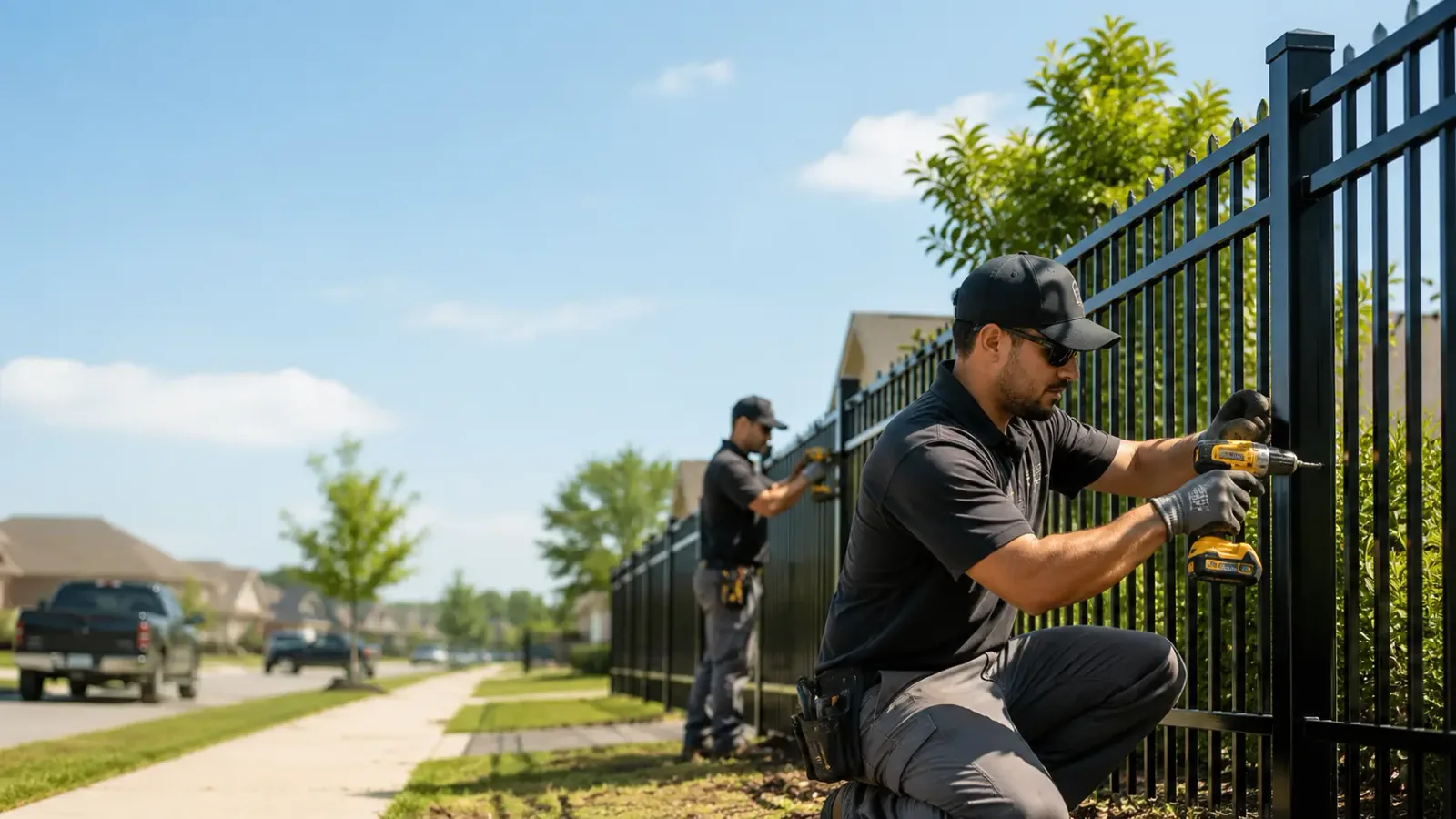Metal Fence Installation in Burnt Prairie, IL